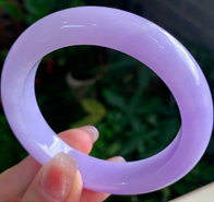 Lavender Jade Bangle